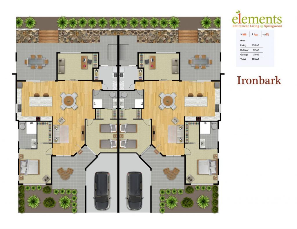Ironbark apartment floor plan