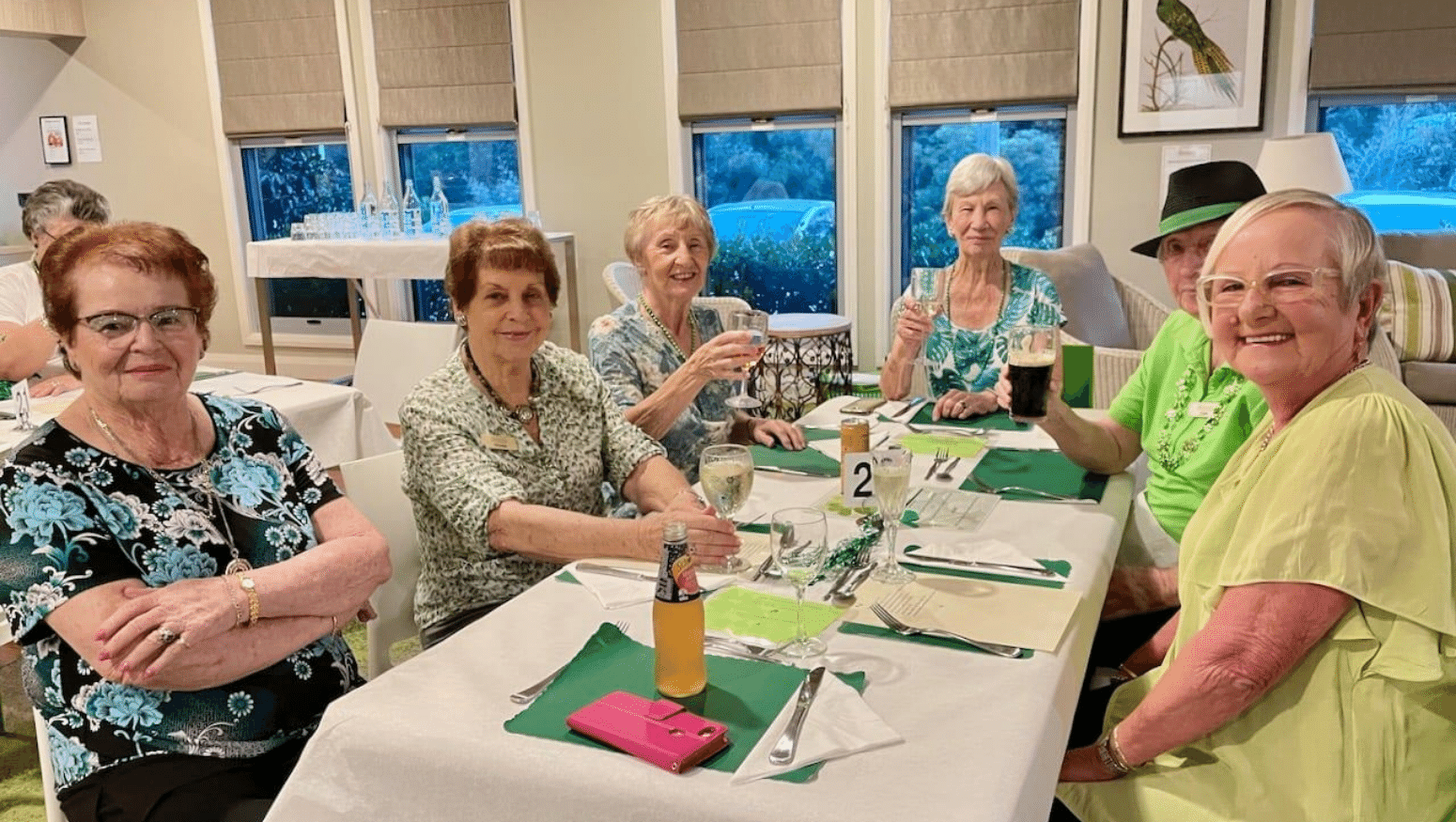 Elements residents and guests enjoying Irish festivities on St Paddy's Day 2022